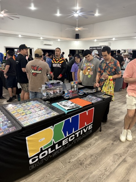 Bayview Night Market — collectors gathered at PKMN Collective's trade night at Bayview Golf Course