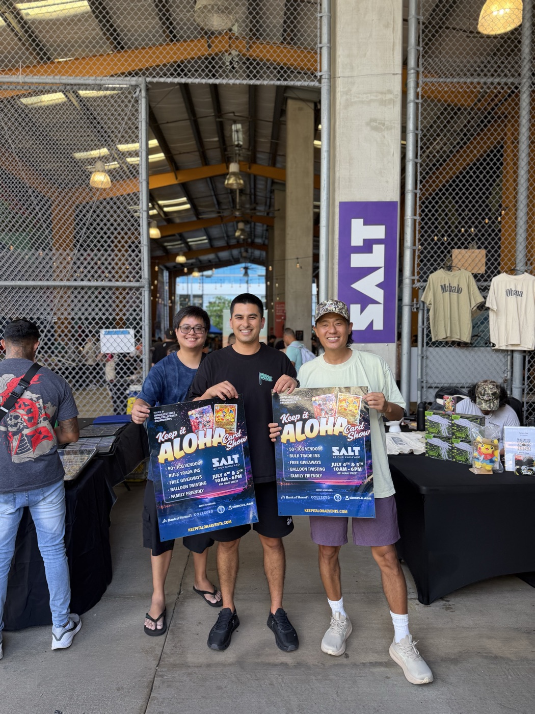 The Keep It Aloha organizers at SALT at Our Kaka'ako