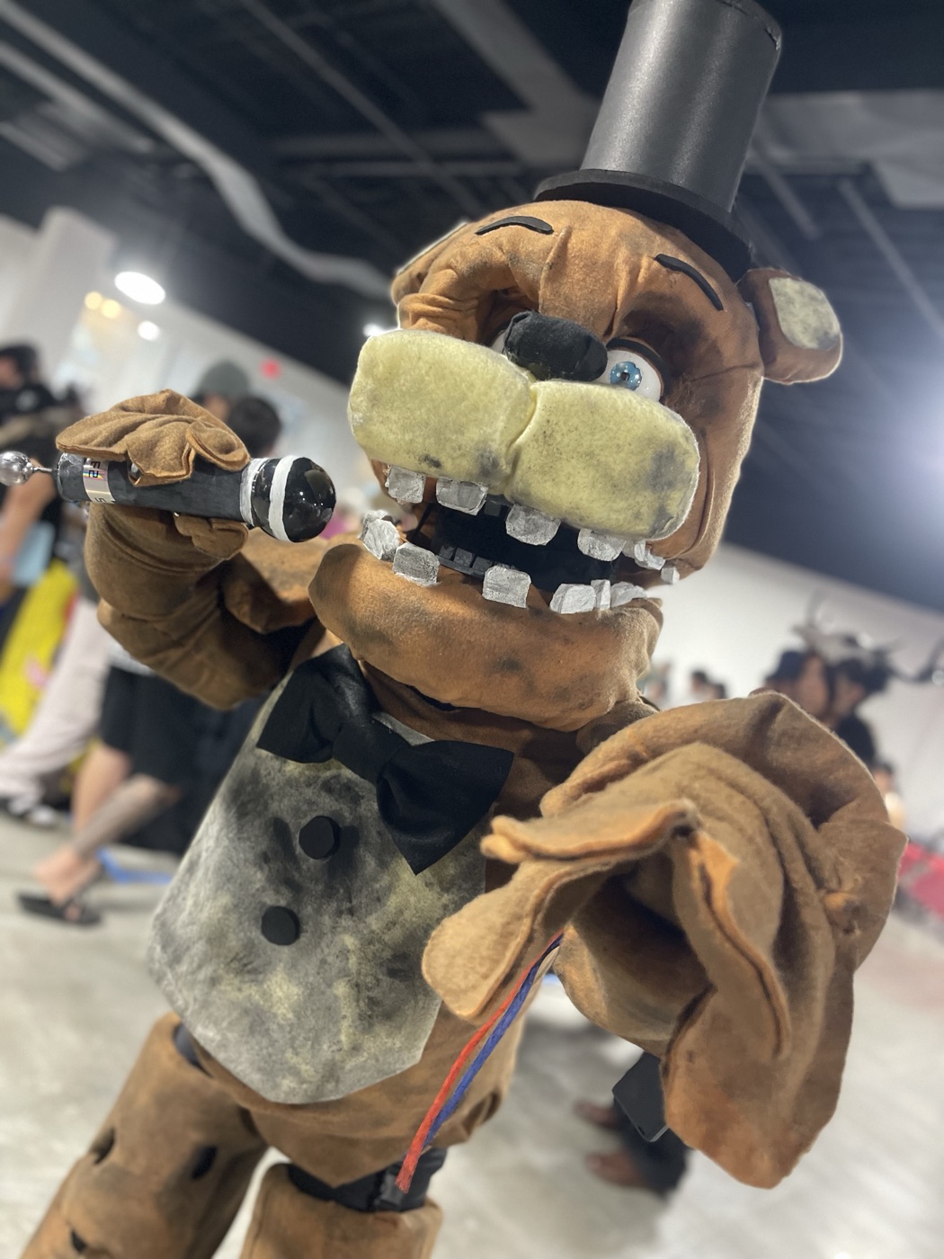 A Five Nights at Freddy's cosplayer at the Space 62 Collectibles Show